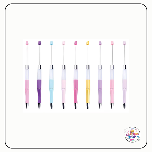 Long DIY Beadeable Pen With Fillable Tube