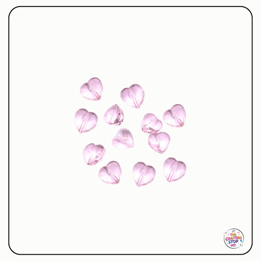 Heart Shape Glass Beads