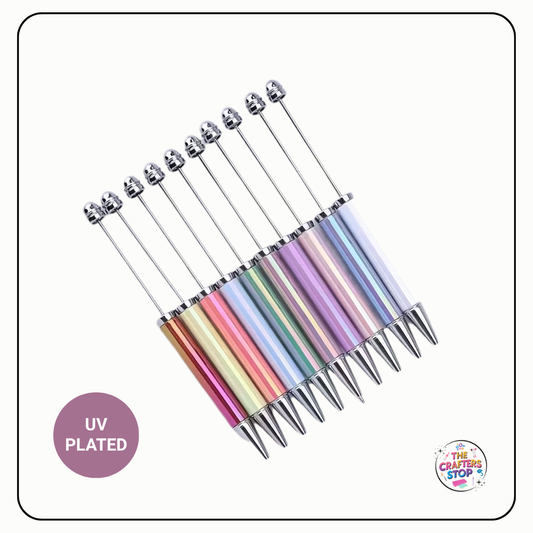 UV Plated Iridescent DIY Beadeable Pens