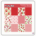 Fruity Red Decorative Paper Pad