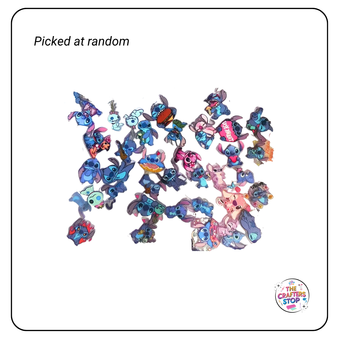 Acrylic Stitch Embellishments - Mixed