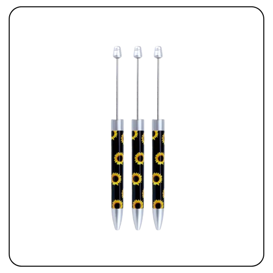 Sunflower Long DIY Beadeable Pens