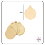 Wooden Christmas Bauble Blanks