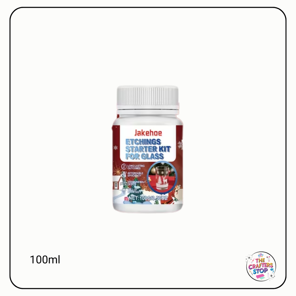 Glass Etching Starter Kit - 100ml