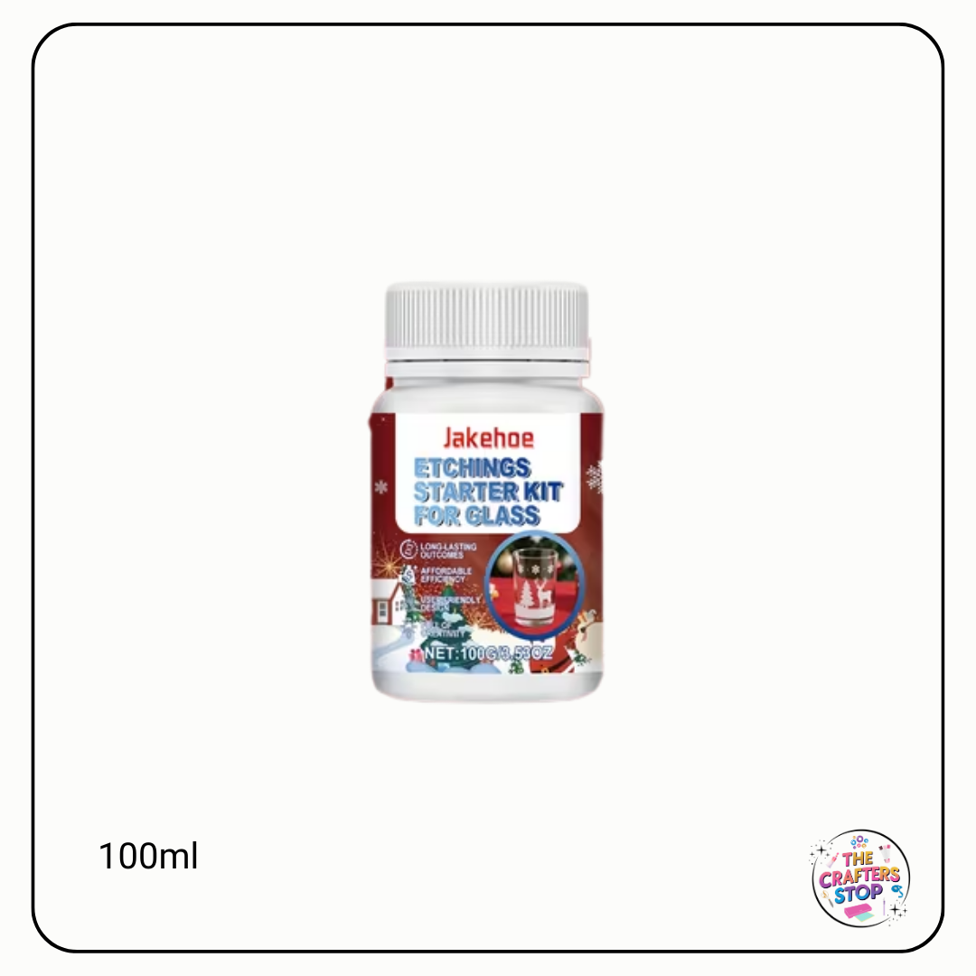 Glass Etching Starter Kit - 100ml
