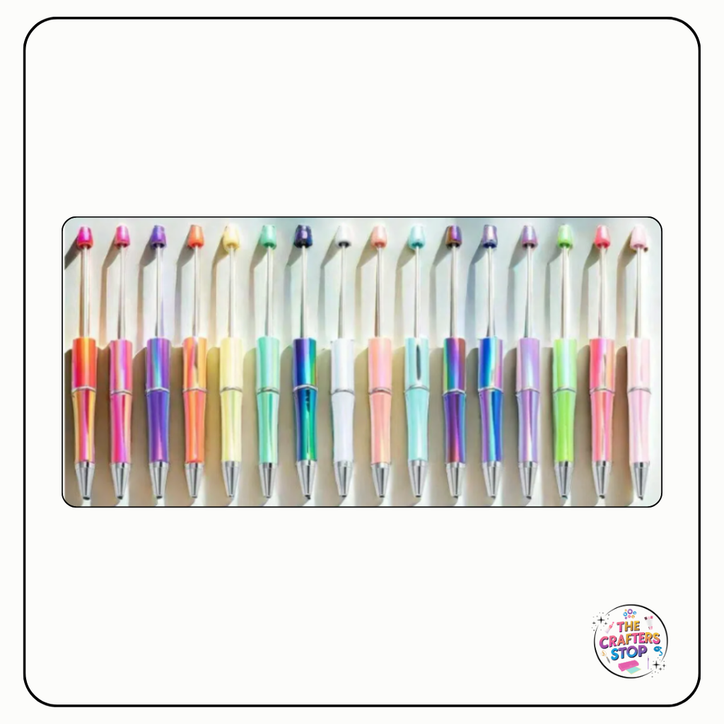 UV Plated Iridescent DIY Beadeable Pens