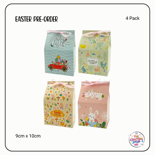 Easter Designed Treat Boxes - 4 Pack (Pre-Order)