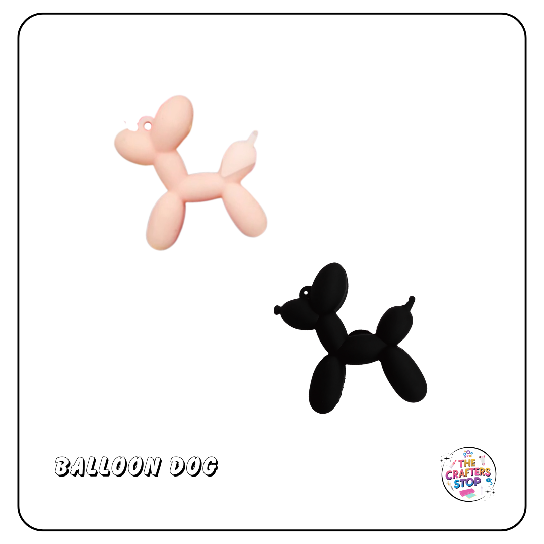 Balloon Dog PVC Charms (2 Colours)