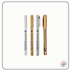 Metallic Paint Markers (Gold, Copper & Silver)