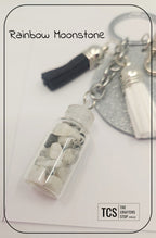 Premium Crystal Chip Keyring with Acrylic Blank