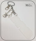 Metal Charm Guitar Keyring with Acrylic DAD Blank (Father's Day)