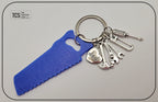 Metal Charm Tool Keyring with Acrylic Blank (Father's Day)