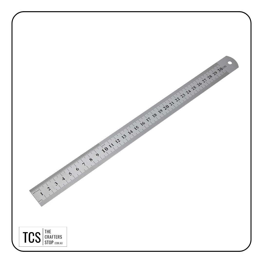 Aluminium Metal Ruler (12"/30cm)