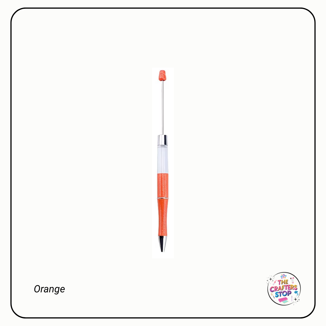 Long DIY Beadeable Pen With Fillable Tube