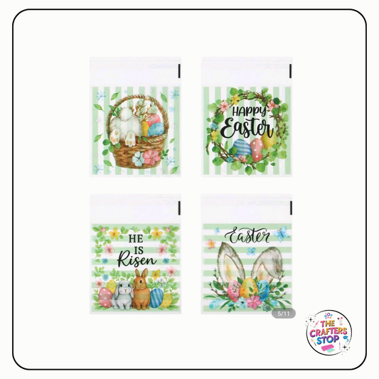 Sealable Easter Designed Treat Bags