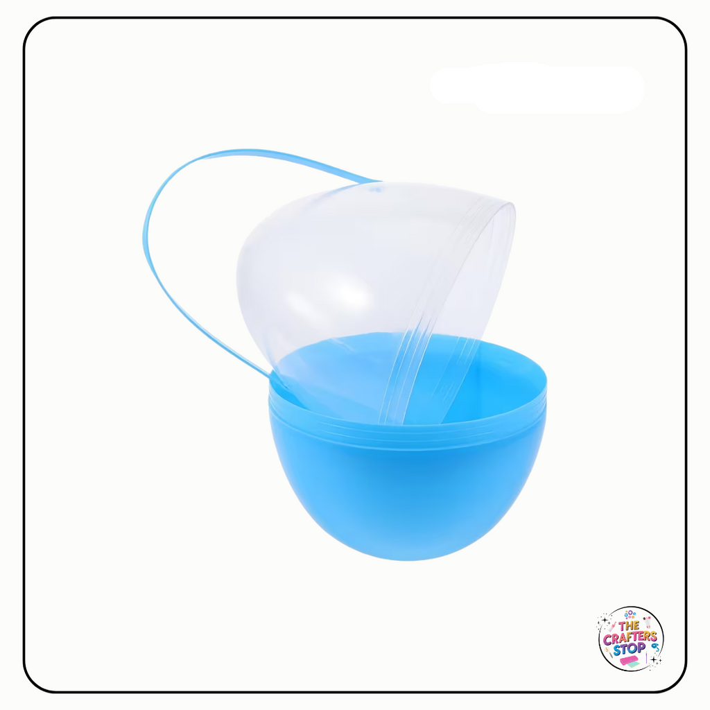 Jumbo Fillable Plastic Easter Eggs with Handle