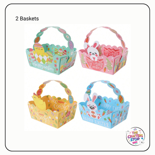 Easter Designed Mini Treat Baskets