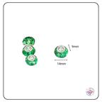 Large Hole Acrylic Decorative Beads - Coloured
