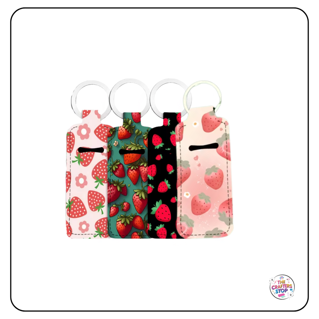 Strawberry Themed Chapstick/Lipbalm Holders