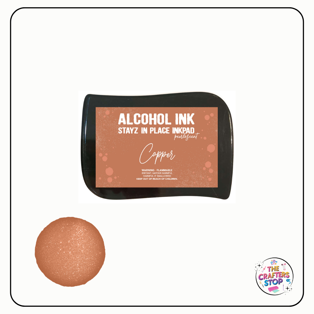 Couture Creations Pearlescent Alcohol Ink Stayz in Place Inkpad - Many Colours