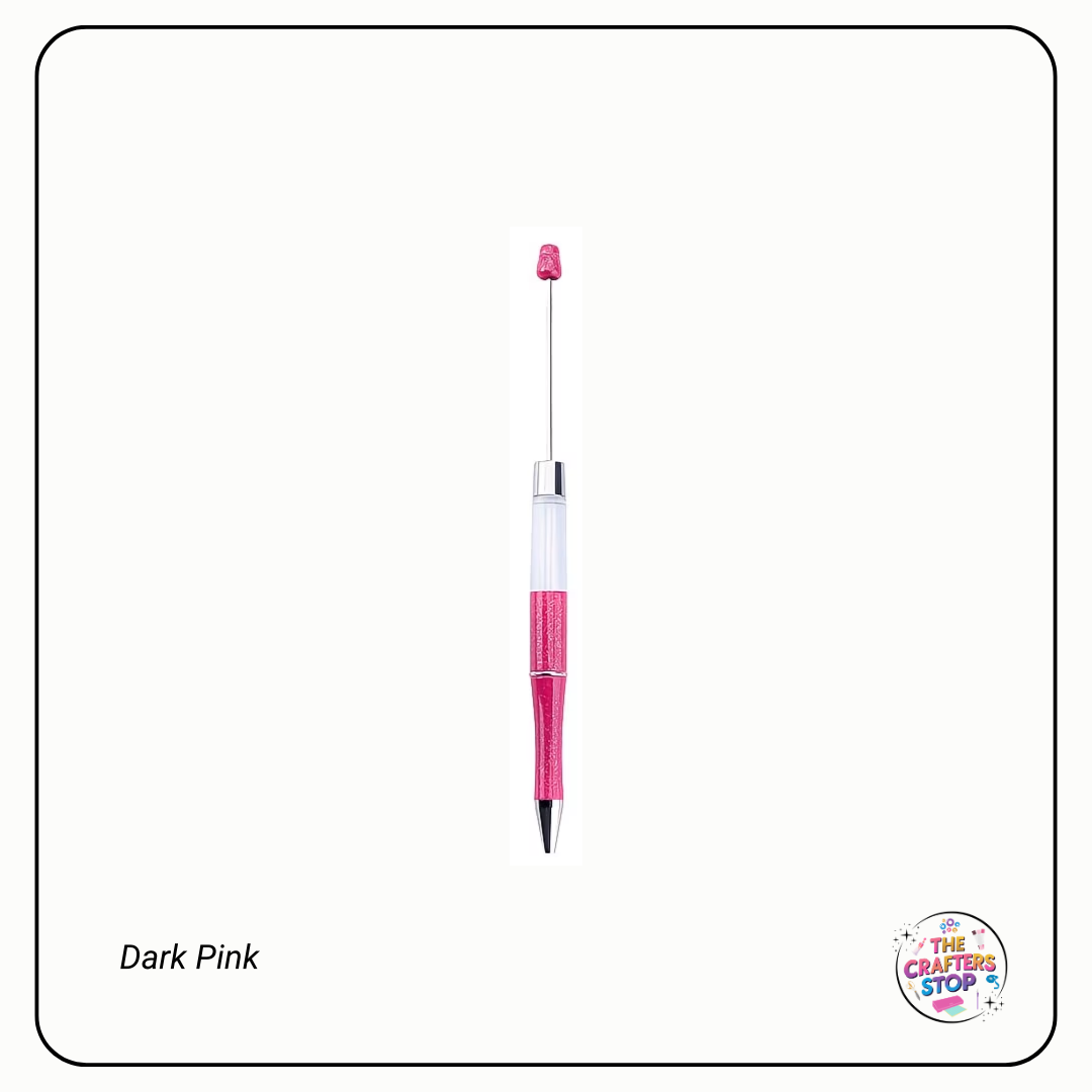 Long DIY Beadeable Pen With Fillable Tube