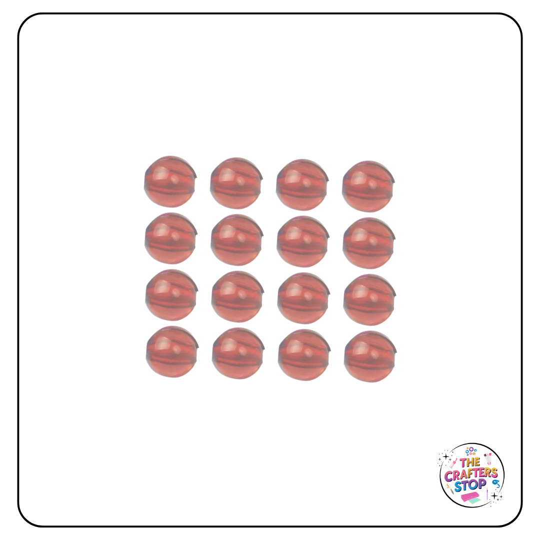 Transparent Coloured Jelly Beads