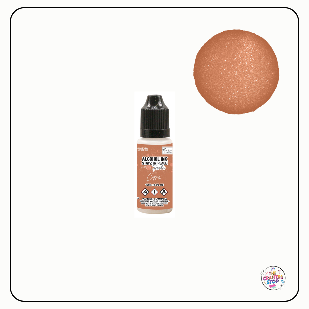 CC Pearlescent Alcohol Ink Stayz in Place Reinker (Refill) - Many Colours