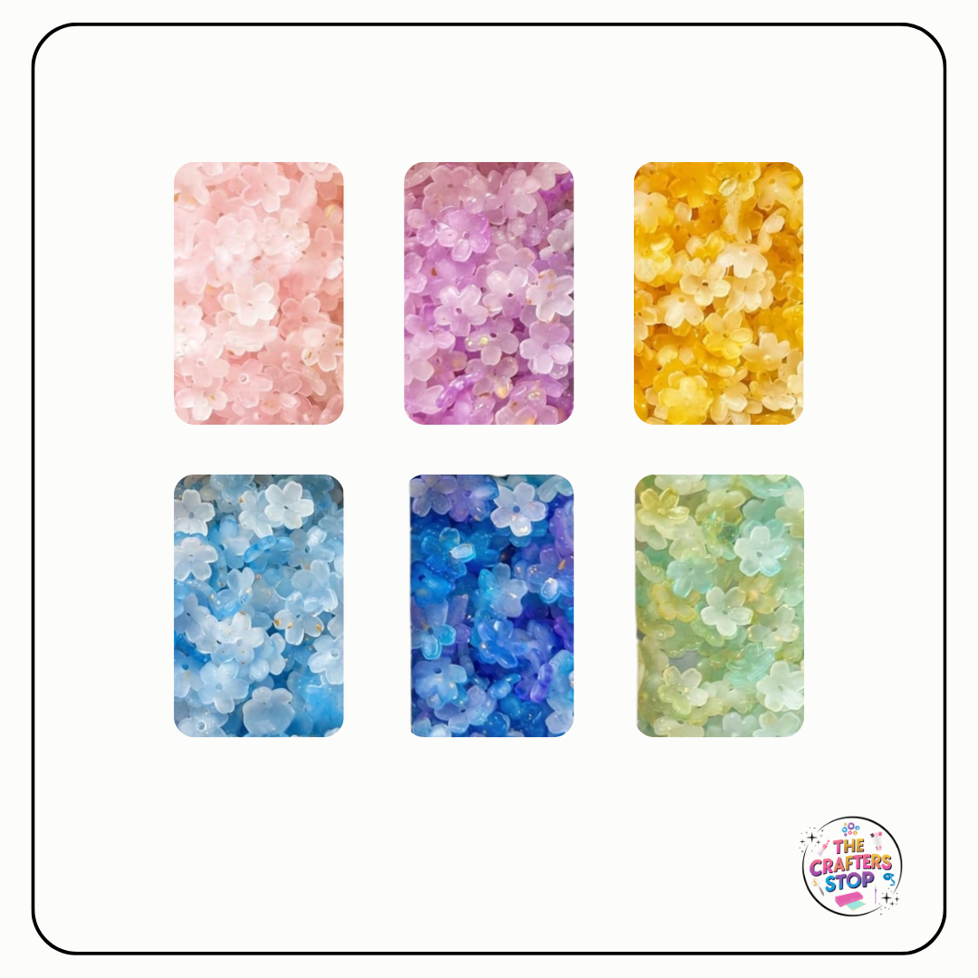 Flower Shaped Bead Frames/Caps