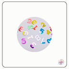 PVC Number Sequin Add-ins 25g