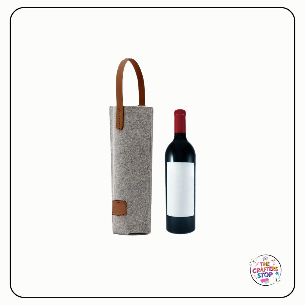 Reusable Felt Wine Bottle Bag