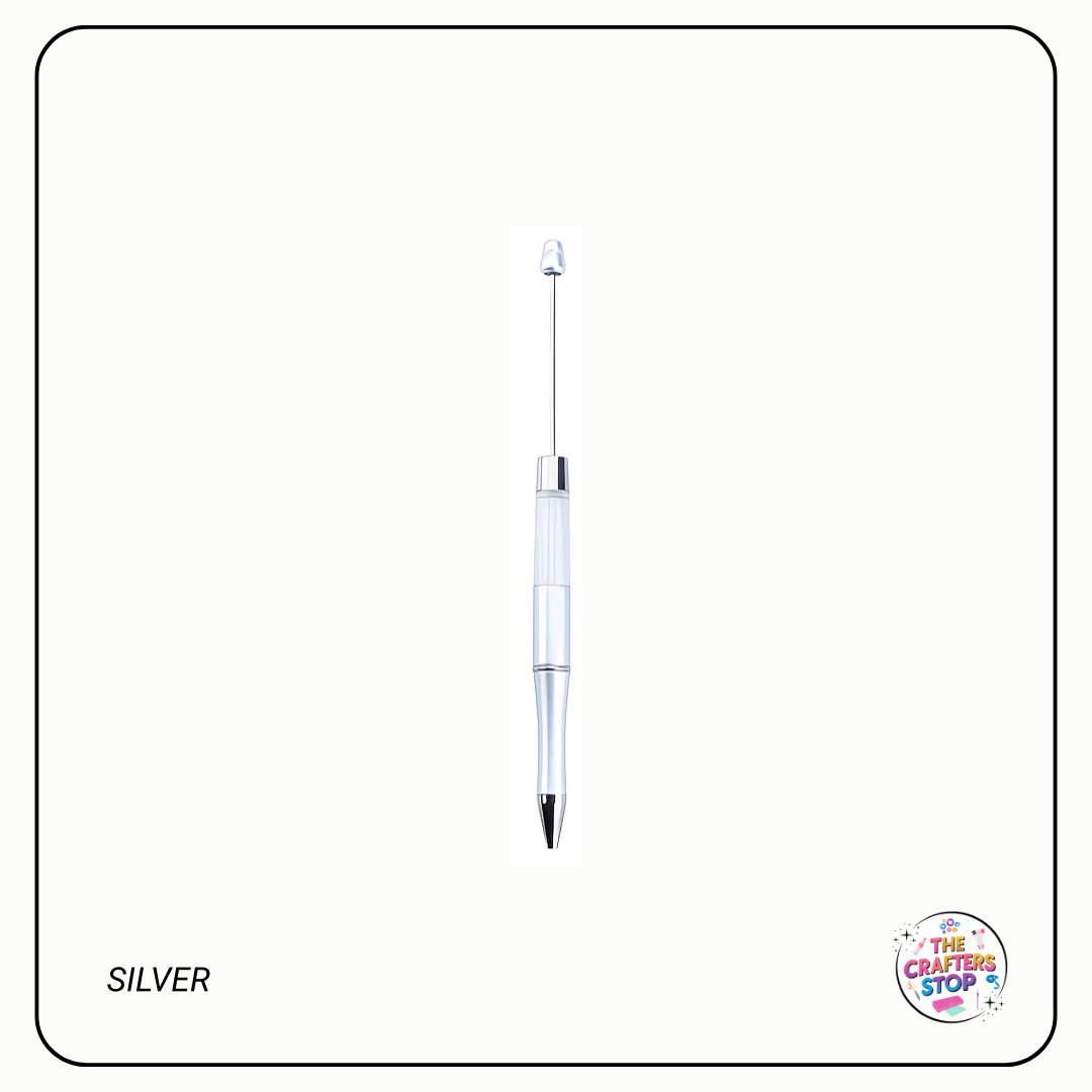 Long DIY Beadeable Pen With Fillable Tube