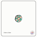 Multi Colour Flowers Focal Beads (5 Designs)