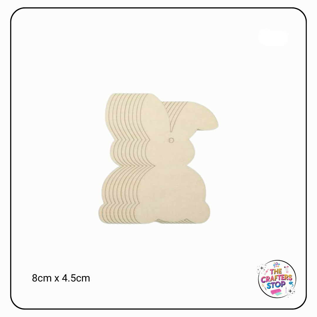 Wooden Easter Bunny Shapes