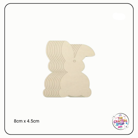 Wooden Easter Bunny Shapes