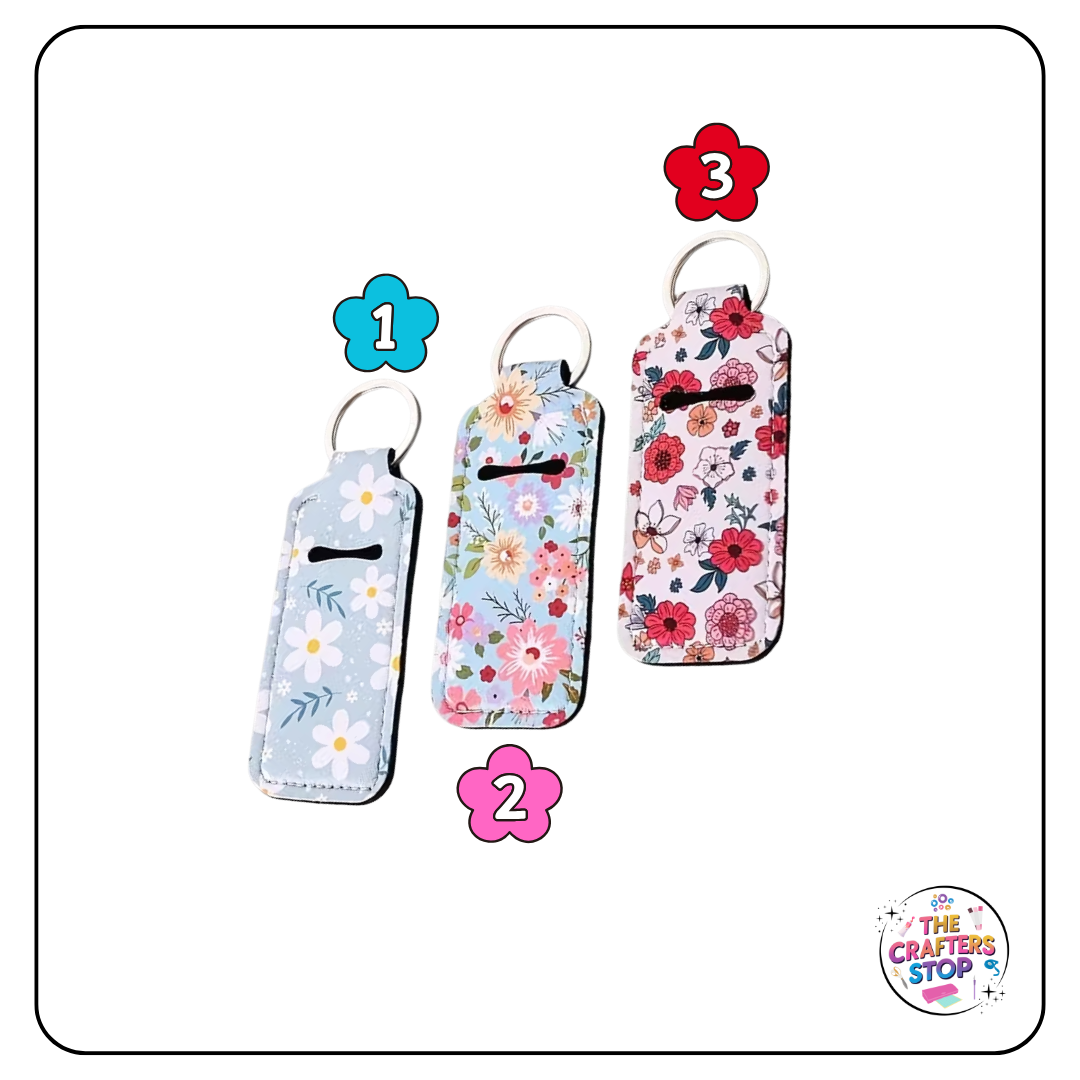 Floral Themed Chapstick/Lipbalm Holders