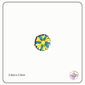Multi Colour Flowers Focal Beads (5 Designs)