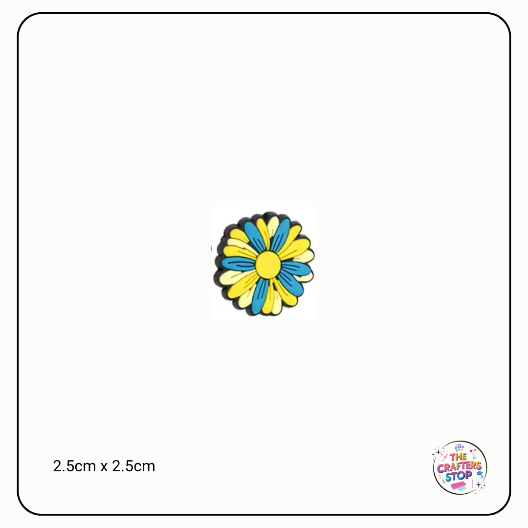 Multi Colour Flowers Focal Beads (5 Designs)