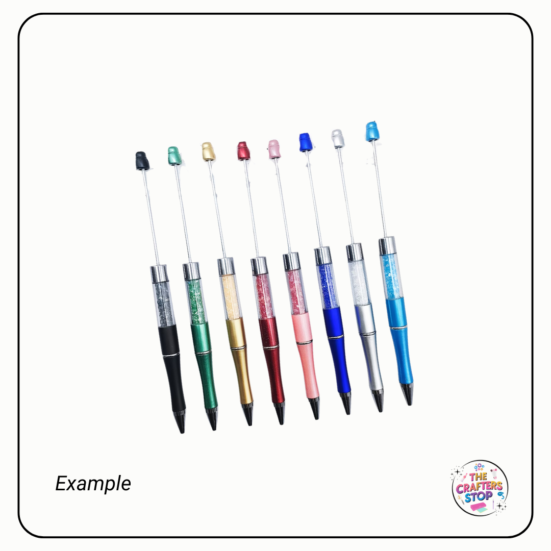 Long DIY Beadeable Pen With Fillable Tube