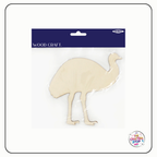 Wooden Koala and Emu Animal Shape Blanks