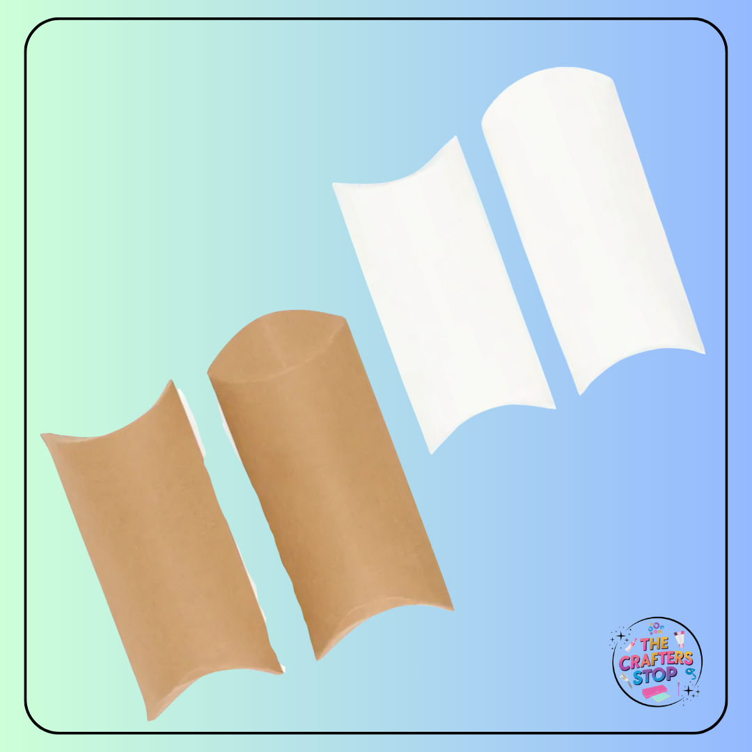 Pillow Boxes - White or Natural