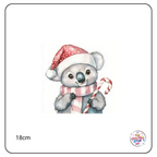 Christmas Koala DTF Iron On Transfers