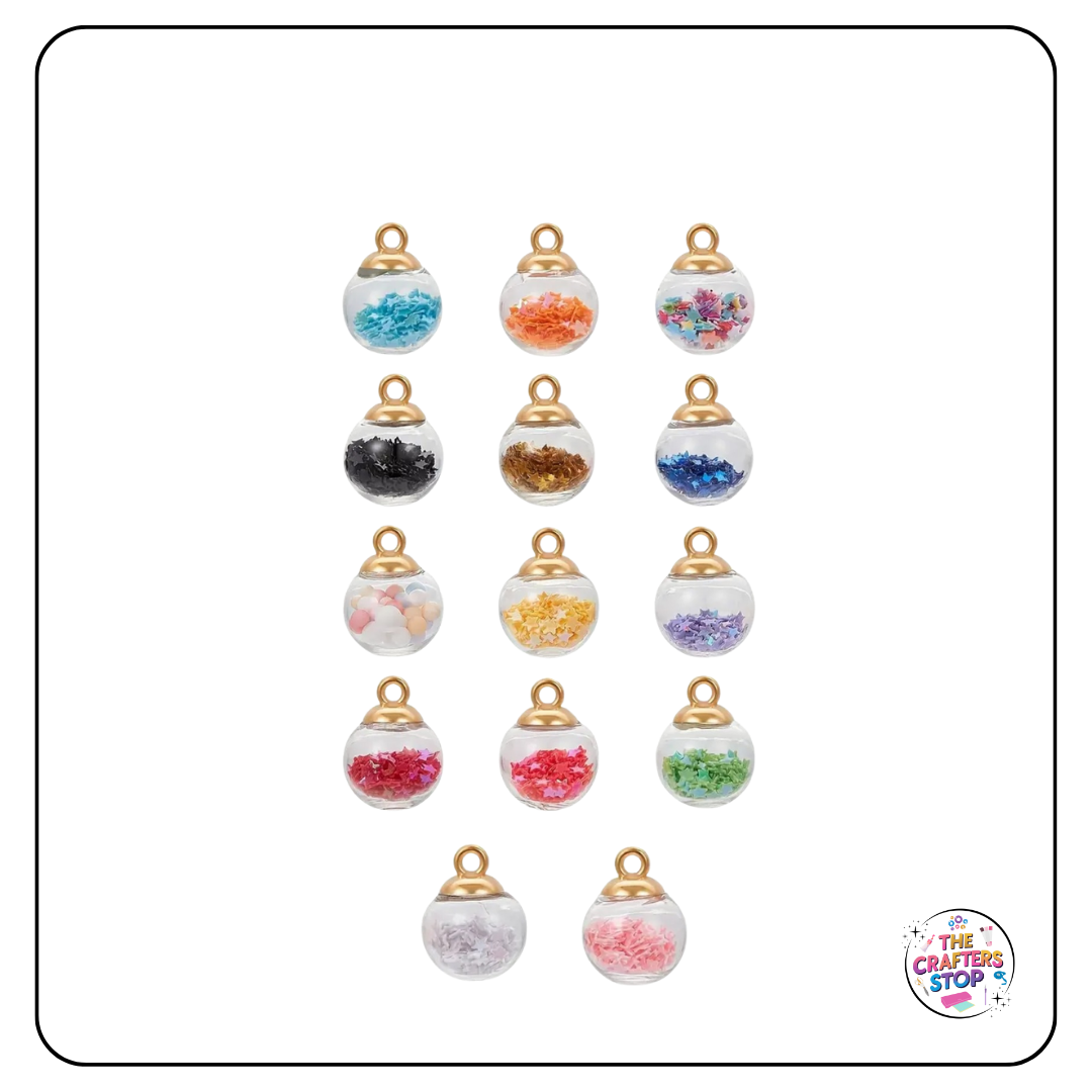 Mini Glass Bauble Charms