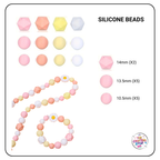 Mixed Pack of Silicone Beads