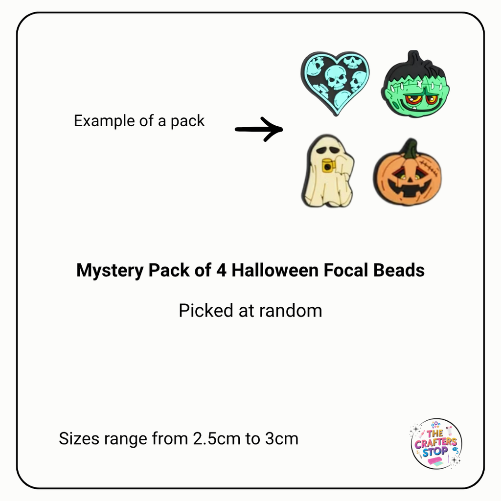 Mystery Pack of Halloween Focal Beads