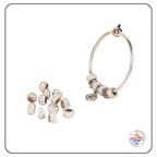 Large Hole Rhinestone Sparkly Beads