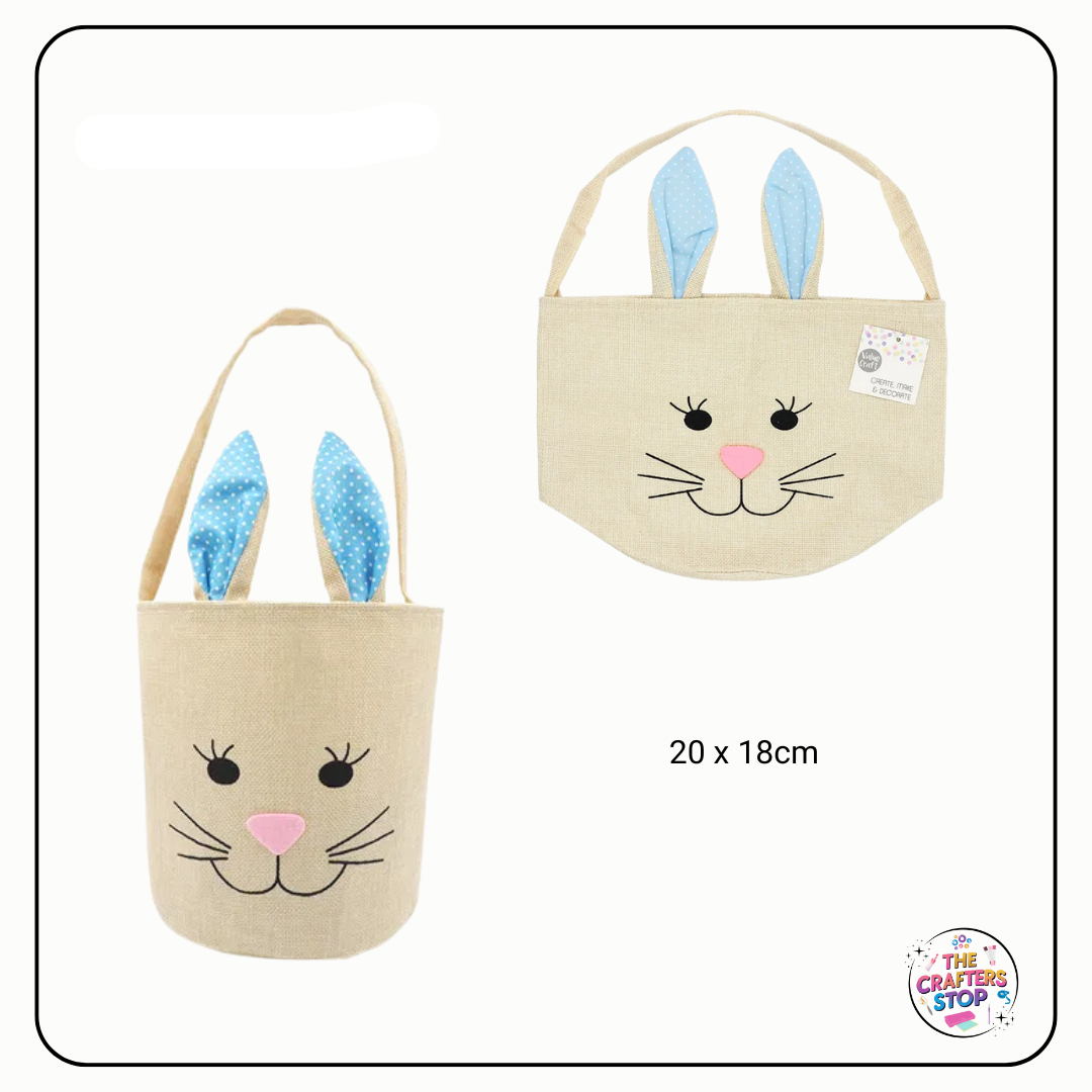 Bunny Easter Basket/Bag with Bunny Ears