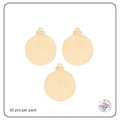 Wooden Christmas Bauble Blanks