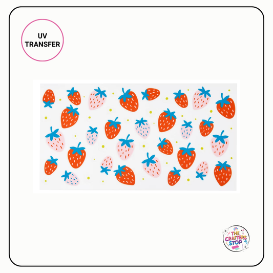 Strawberries UV Waterproof Stickers/Wrap