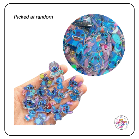 Acrylic Stitch Embellishments - Mixed