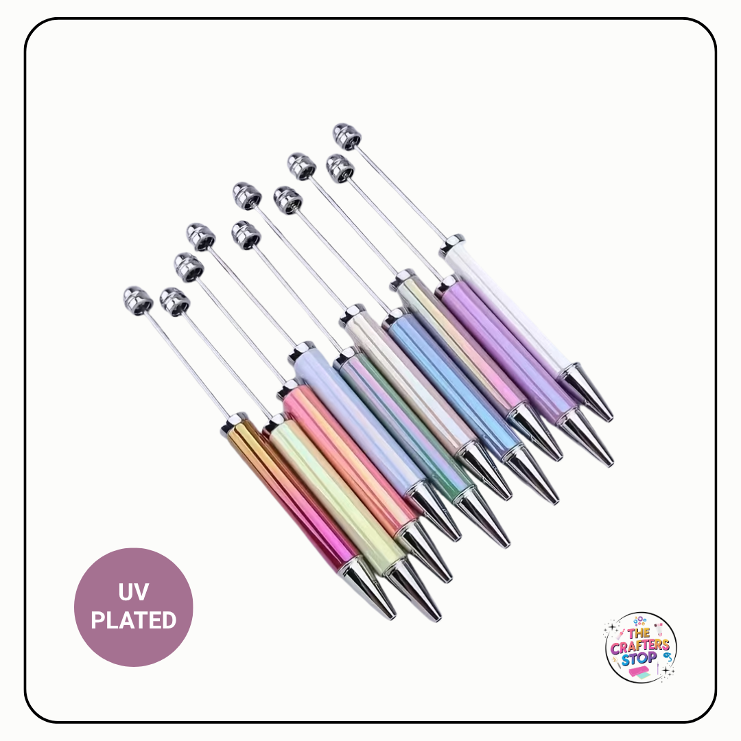 UV Plated Iridescent DIY Beadeable Pens
